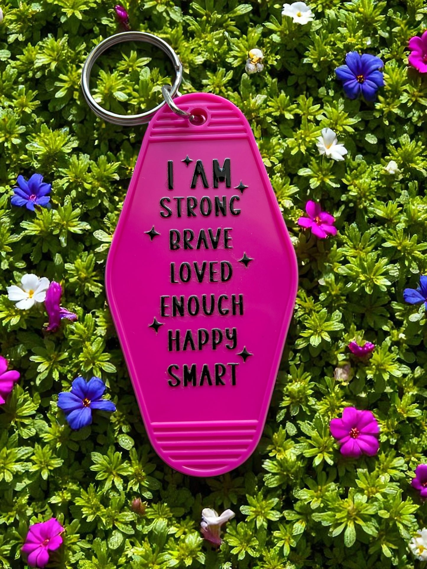Motel KEYCHAIN | I Am Brave Affirmation