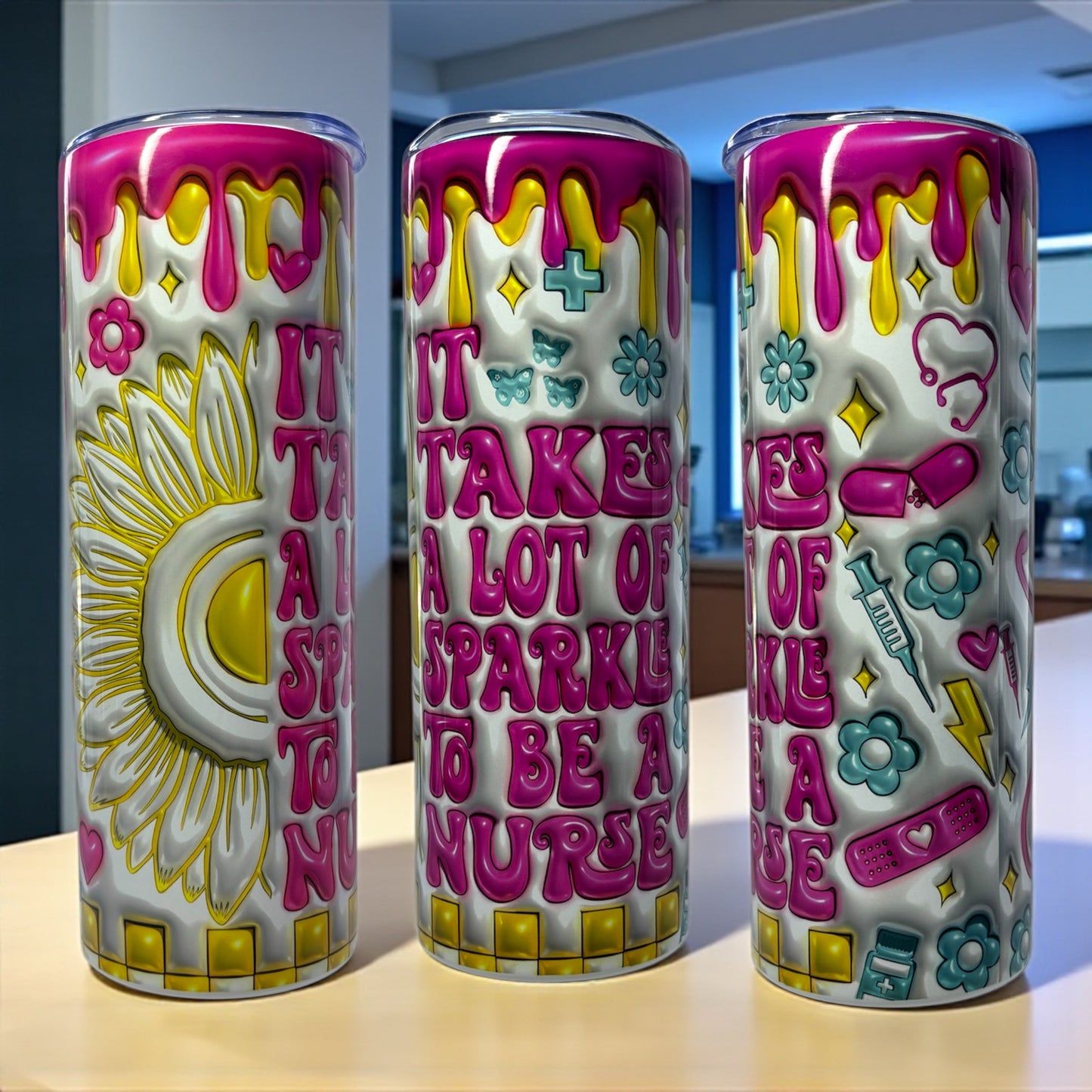 Tumbler | Nurse Life Sparkle (20oz)