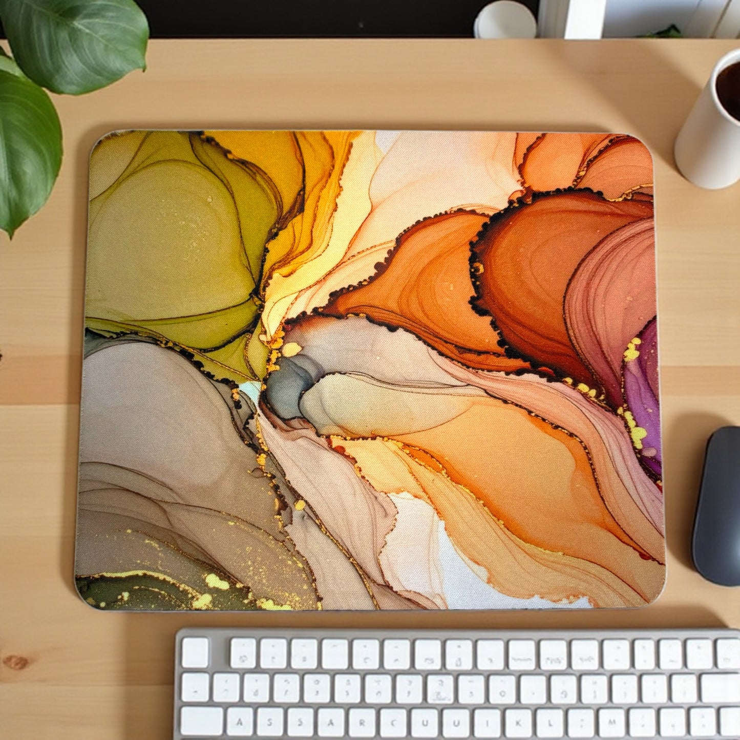 Marble Mouse Pad | Abstract Art Design