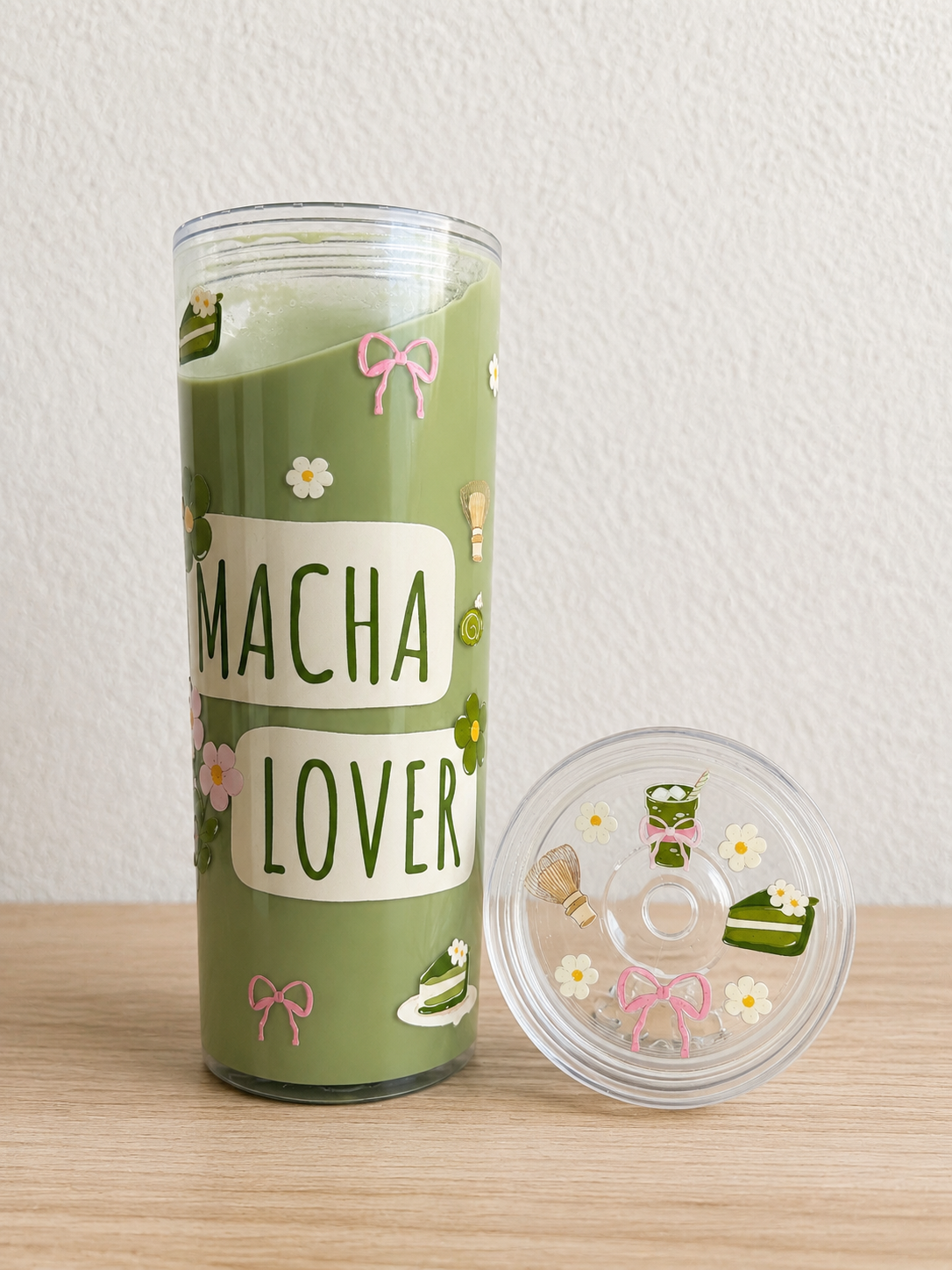 Snow Globe Cup | Matcha Bliss