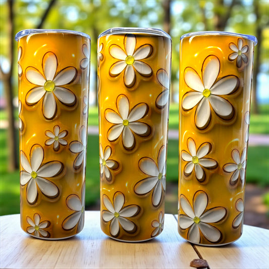 Tumbler | Yellow Daisy (20oz)