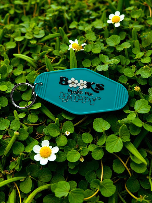 Motel Keychain | Books Make Me Happy