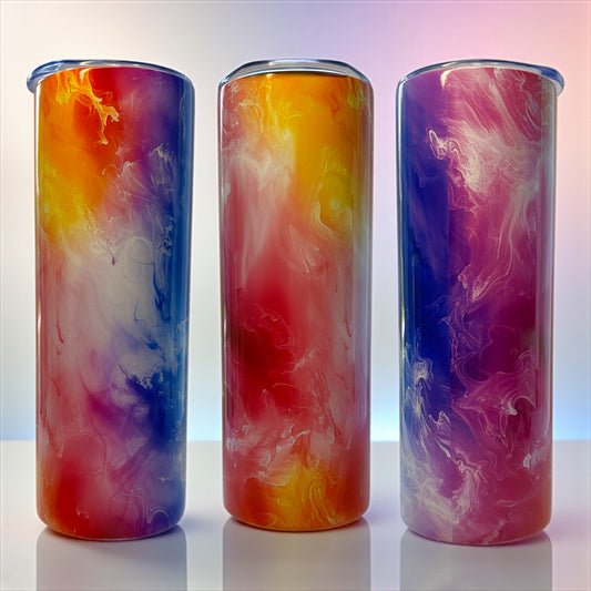 Tumbler | Tie Dye Color Splash (20oz)