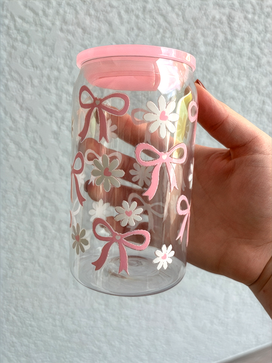 Acrylic Libby | Bows & Daisy (16oz)