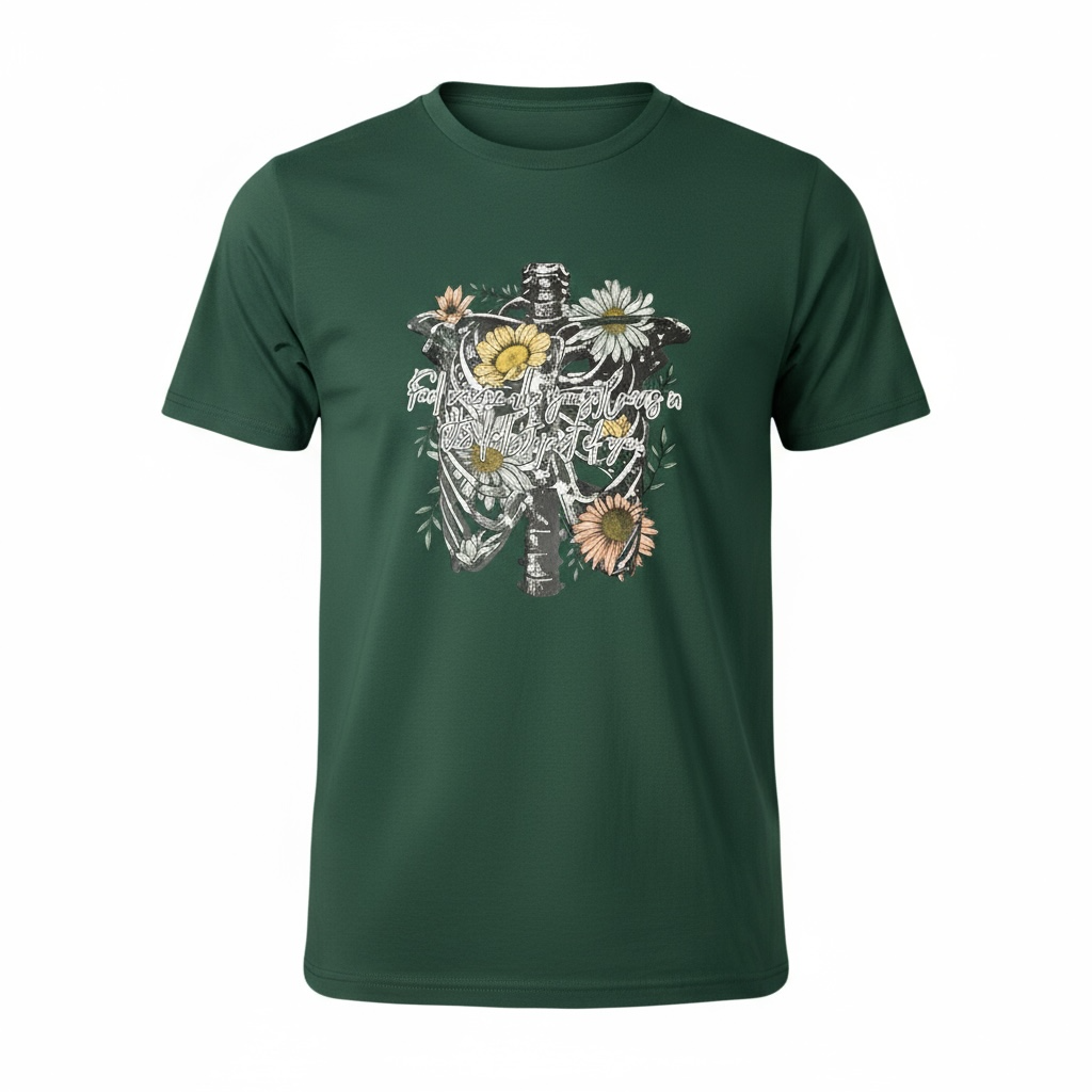 Graphic Tee | Grows Flowers in the Dark