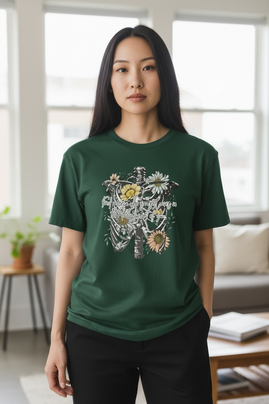 Graphic Tee | Grows Flowers in the Dark