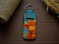 Lip Balm Holder Keychain | Highland Cow Floral