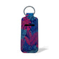 Lip Balm Holder Keychain | Tropical Leaves